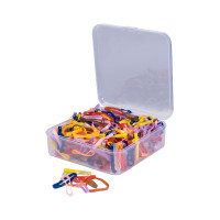 Soft Colour vlechtelastiekjes HKM Veelkleurig Multicolor