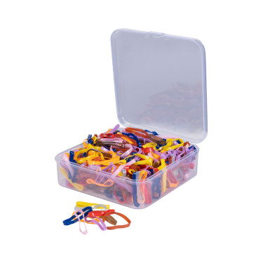 Soft Colour vlechtelastiekjes HKM Veelkleurig Multicolor Soft Colour vlechtelastiekjes HKM Veelkleurig Multicolor