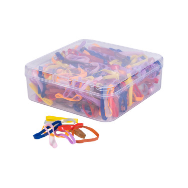 Soft Colour vlechtelastiekjes HKM Veelkleurig Multicolor Soft Colour vlechtelastiekjes HKM Veelkleurig Multicolor