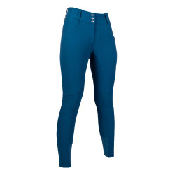 Port Royal broek met volledige siliconen grip HKM Donkerblauw