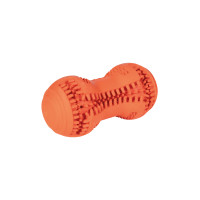 Honden speelgoed Buddy Bone II natuurrubber. HKM Oranje