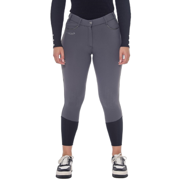 Fleece paardrijbroek Harcour Jaipur Antracietgrijs