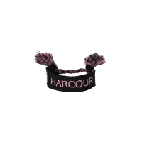 Armband Harcour Roze Oktober Zwart / roze Armband Harcour Roze Oktober Zwart / roze