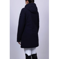 Lange parka Harcour Robertah dames Marine