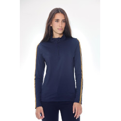 Polo Harcour Pistach dames Marine