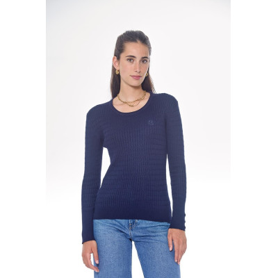 Trui Harcour Pompadou dames Marine