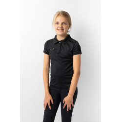 Functioneel poloshirt met korte mouwen Denise kind Horze Functioneel poloshirt met korte mouwen Denise kind Horze