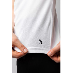 Functioneel poloshirt met korte mouwen Denise dames Horze Wit