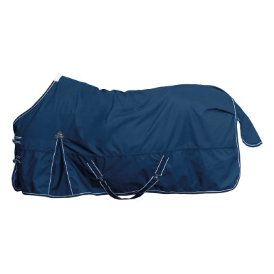 HKM Premium Outdoor Deken 1680D 200g met Teddy Voering Bleu foncé