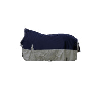 Highneck deken HKM Winnipeg 1200D 200g Donkerblauw / lichtgrijs Highneck deken HKM Winnipeg 1200D 200g Donkerblauw / lichtgrijs