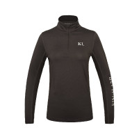 Dames trainingspolo Kingsland Marron / noir
