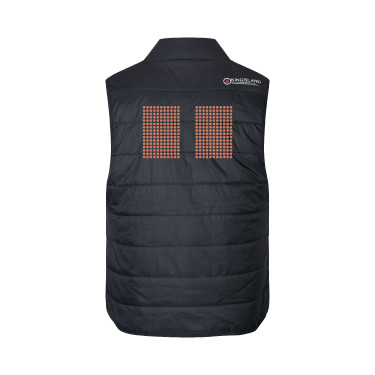 Mouwloze verwarmde bodywarmer Kingsland heren KLValero Marine Marineblauw