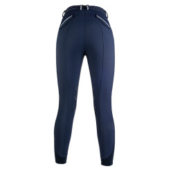 Softshell broek Elegance Style siliconen kniestukken HKM Donkerblauw Softshell broek Elegance Style siliconen kniestukken HKM Donkerblauw