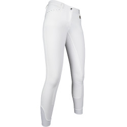 Broek Limoni PAM Horse zitvlak 3/4 Alos HKM Wit