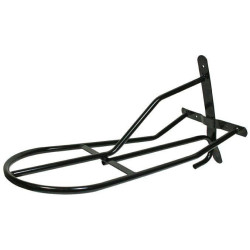 Metalen zadelhouder voor wandmontage zwart HKM Metalen zadelhouder voor wandmontage zwart HKM