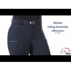 Broek Monaco volledig zitvlak in silicone HKM Donkerblauw