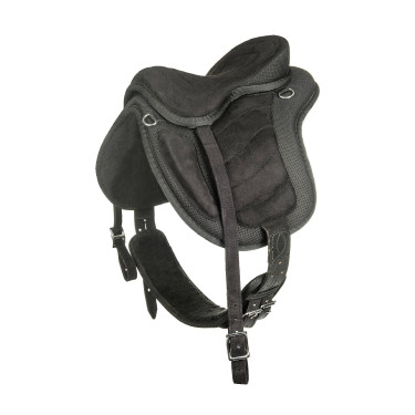 Shetland zadel zonder boom HKM Zwart / zwart