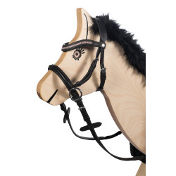 Bitloze hoofdstel Funny Horses, voor houten paarden HKM Zwart / fuchsia Bitloze hoofdstel Funny Horses, voor houten paarden HKM Zwart / fuchsia