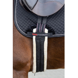 Teddy singel HKM Zwart / crème