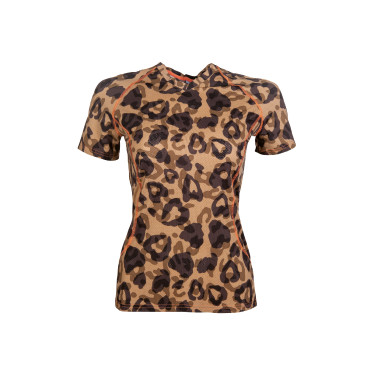 T-shirt Clolour Breeze korte mouwen HKM Natuurlijk Bruin