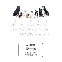 Hondenbed Anam Cara Comfort HKM Taupe / goudgeel Grijs