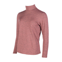 Lange mouwen coltrui T-shirt Ruby HKM Roest Bruin