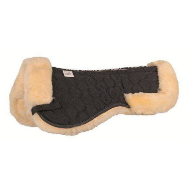 Echt schapenwol zadeldek voor pony HKM Natuurlijk Bruin