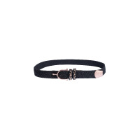 Elastische riem Rosegold Glamour Style HKM Donkerblauw Elastische riem Rosegold Glamour Style HKM Donkerblauw
