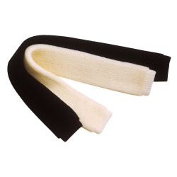 Elastische singelhoes Norton Ecru Beige