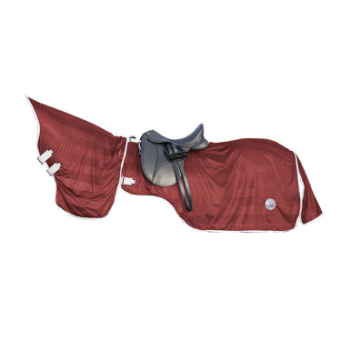 Vliegendeken met afneembare hals HKM Donkerrood