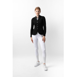 Wedstrijdjas met mesh Gabrielle dames B Vertigo Zwart