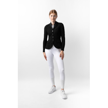 Wedstrijdjas met mesh Gabrielle dames B Vertigo Zwart Wedstrijdjas met mesh Gabrielle dames B Vertigo Zwart