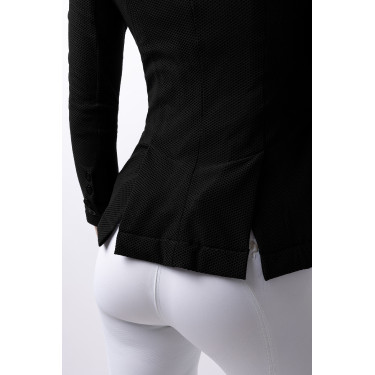 Wedstrijdjas met mesh Gabrielle dames B Vertigo Zwart Wedstrijdjas met mesh Gabrielle dames B Vertigo Zwart