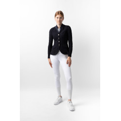 Wedstrijdjas met mesh Gabrielle dames B Vertigo Donker marineblauw Wedstrijdjas met mesh Gabrielle dames B Vertigo Donker marineblauw