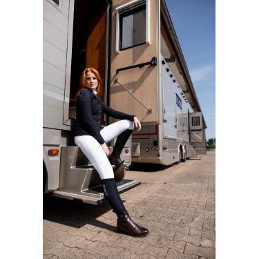 Wedstrijdjas met mesh Gabrielle dames B Vertigo Donker marineblauw Wedstrijdjas met mesh Gabrielle dames B Vertigo Donker marineblauw