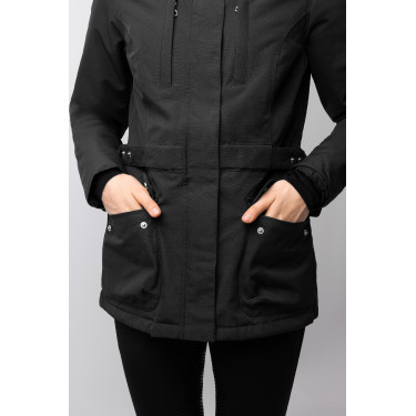 Winterjas Horze dames Jadine Zwart Winterjas Horze dames Jadine Zwart