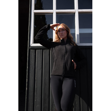 Stretch fleece paardrijjas B Vertigo Cleo dames Zwart