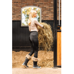 Thermobroek met volledige zit Mira dames Horze Zwart