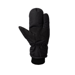 Reflecterende 3-vinger wanten Horze Donker reflecterend zilver