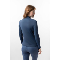 Trainingsshirt Horze Eloise Indigo vintage Marineblauw