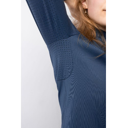 Trainingsshirt Horze Eloise Indigo vintage Marineblauw