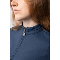 Trainingsshirt Horze Eloise Indigo vintage Marineblauw