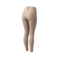 Damesrijbroek B Vertigo thermisch fullgrip Enya Brun boue