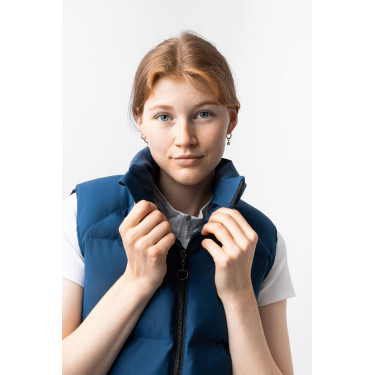 Mouwloze bodywarmer Horze Oona Arctisch blauw