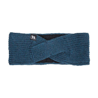 Gevlochten wollen hoofdband Back on Track Nora Petrolblauw