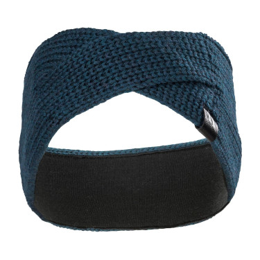 Gevlochten wollen hoofdband Back on Track Nora Petrolblauw