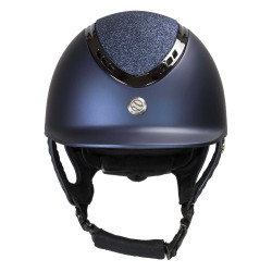 EQ3 Pardus Smooth Top helm met draaiknop Back on Track Glitterblauw