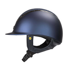 EQ3 Pardus Smooth Top helm met draaiknop Back on Track Glitterblauw