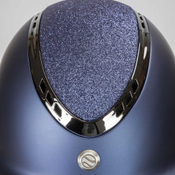EQ3 Pardus Smooth Top helm met draaiknop Back on Track Glitterblauw