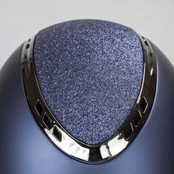 EQ3 Pardus Smooth Top helm met draaiknop Back on Track Glitterblauw